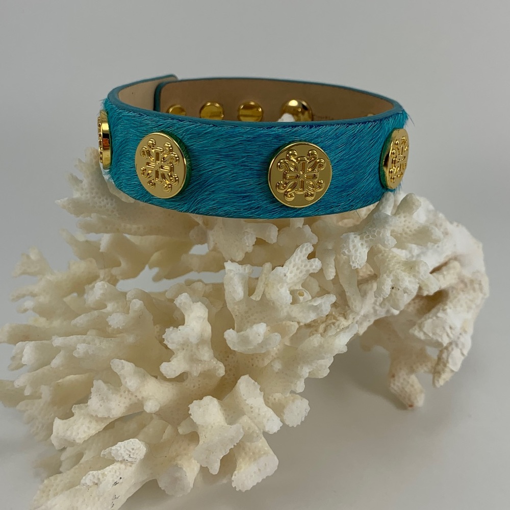 Turquoise Rustic Cuff Leather Bracelet